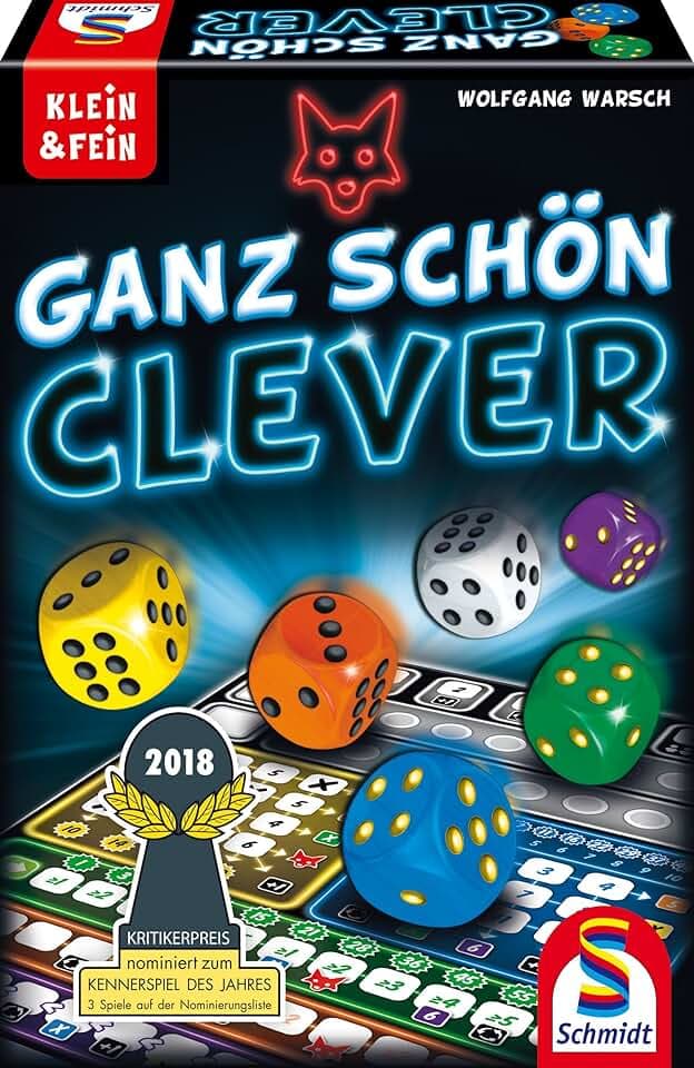 Schmidt Spiele 49340 Ganz Schön Clever, Würfelspiel aus der Serie Klein & Fein, Bunt