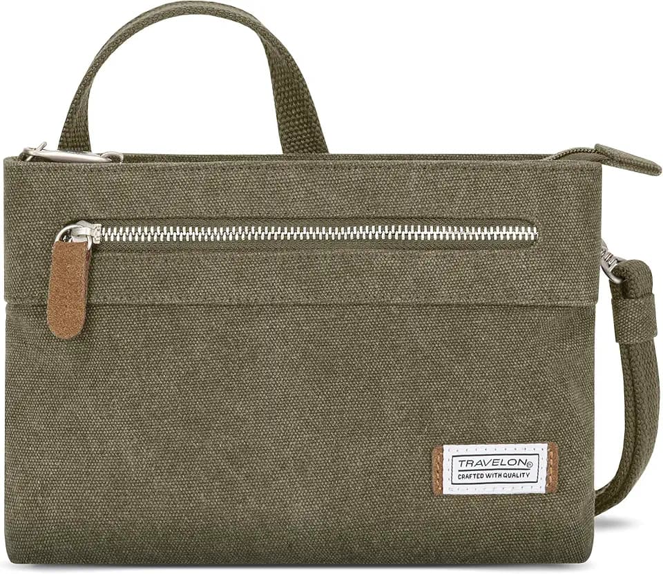 Travelon Women's Anti-Theft Heritage Small Crossbody Cross Body Bag