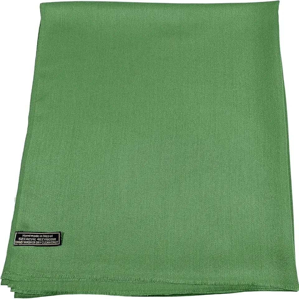 CJ Apparel Damen Einfarbiges Entwurf-Nepalesisch Pashmina-Schal