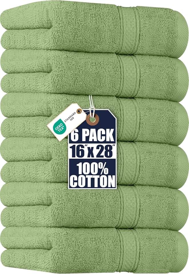 Utopia Towels Handtücher, Baumwolle, 600 g/m², 6 Stück
