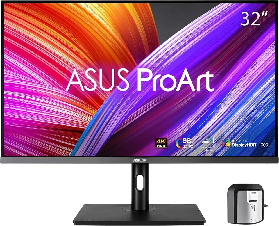 ASUS ProArt PA32UCR-K 32 Inch 4K HDR USB-C Professional Monitor for Mac