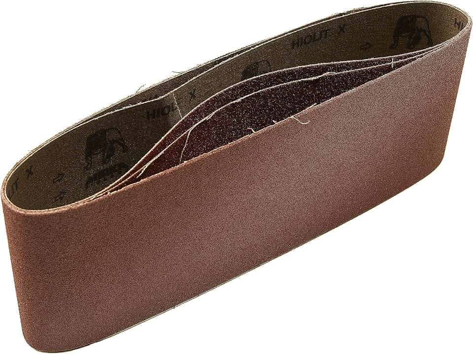 Mirka Schleifband Red Gewebe 100 x 610 mm Korn P60 | Gewebe-Schleifband für langlebigen Einsatz hohe Abtragsleistung und vielseitig einsetzbar in der Oberflächenbearbeitung