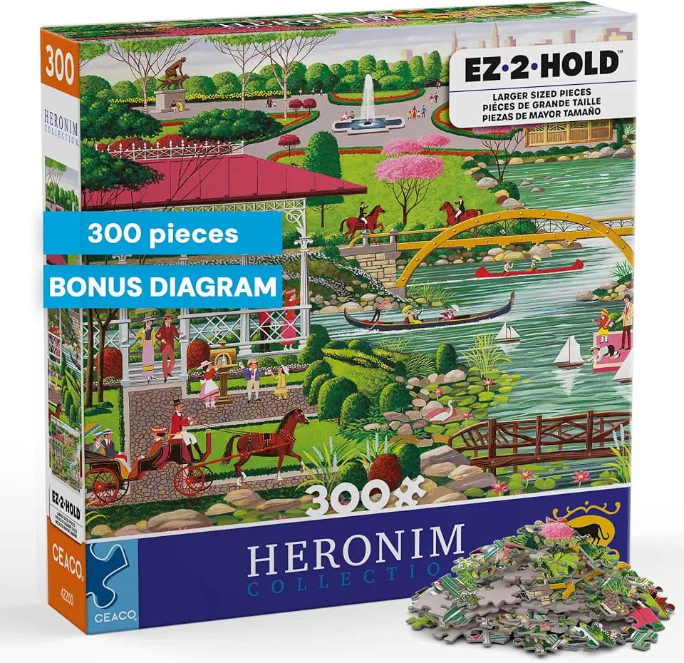 Ceaco - Heronim - Central Park - 300 Large Piece Puzzle for Adults