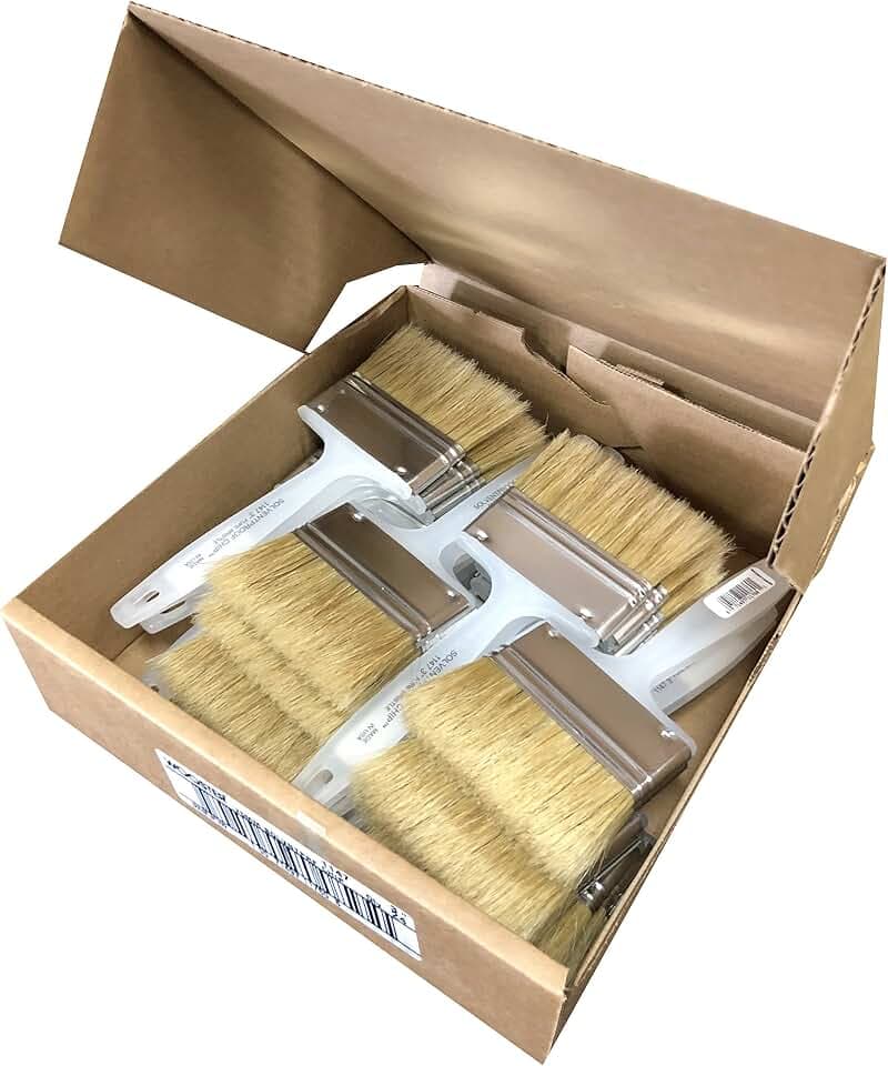 Wooster Brush 1147 3 Inch Solvent-Proof Chip Brushes, Bulk Pack of 24