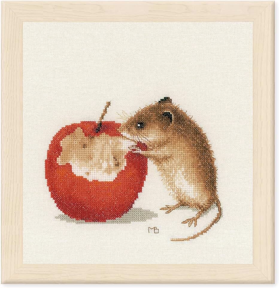 Lanarte cross stitch kit "MB mouse", counted, DIY