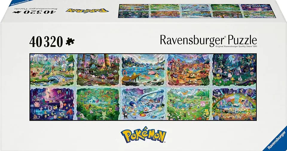 Ravensburger Puzzle 12001899 - Pokémon - 40320 Teile Pokémon Riesenpuzzle für Puzzle-Profis und Anime-Fans ab 14 Jahren