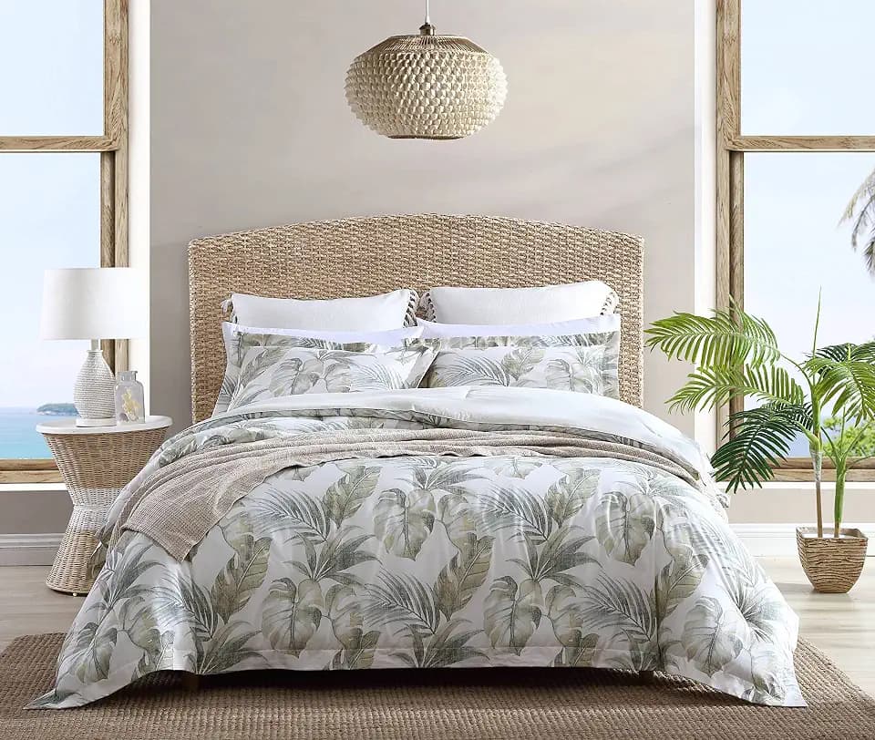 Tommy Bahama - Tropical Queen Size Comforter Set with Matching Shams