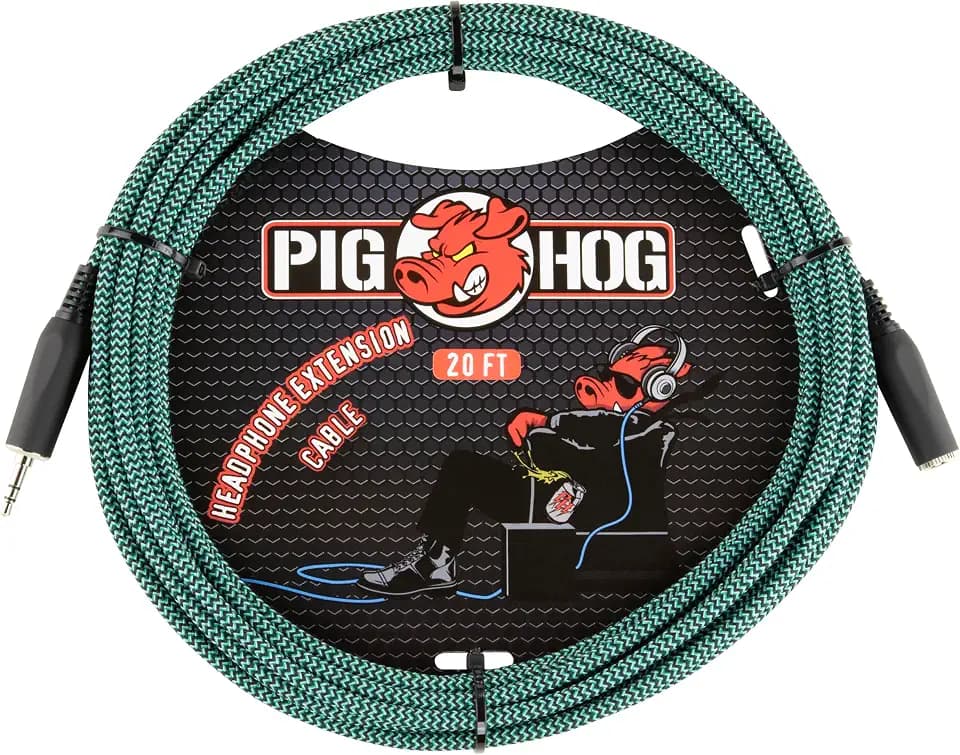 Pig Hog PHX35-20TAB Headphone Extension Cable 20ft