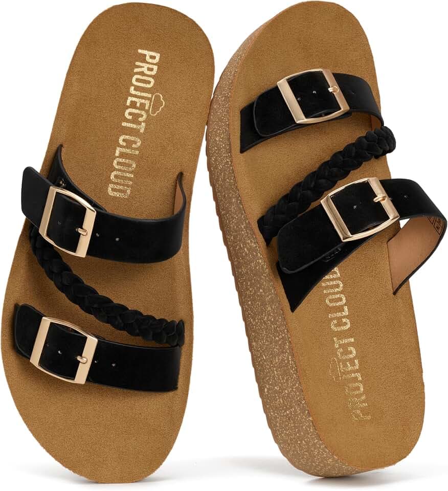 Project Cloud Comfortable Womens Sandals Platform Sandals for Women