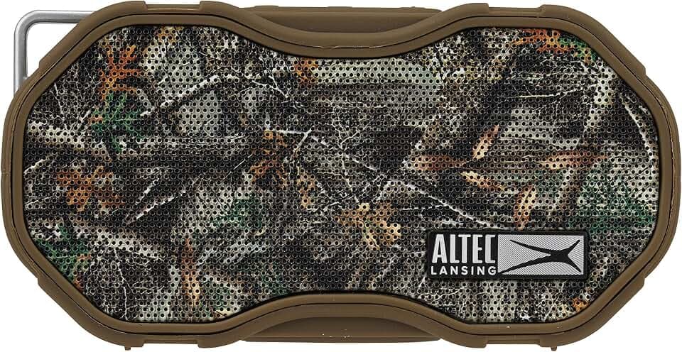 Altec Lansing Babyboom XL - Portable Bluetooth Speaker, Waterproof Portable Speaker with Deep Bass and Loud Sound, 100 Feet Bluetooth Range for Travel, Sports, Home, Parties Outdoors (Real Tree Camo)
