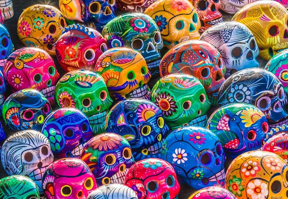Springbok Sugar Skulls 1000 Piece Jigsaw Puzzle for Adults - Unique Cut Pieces - Made in USA