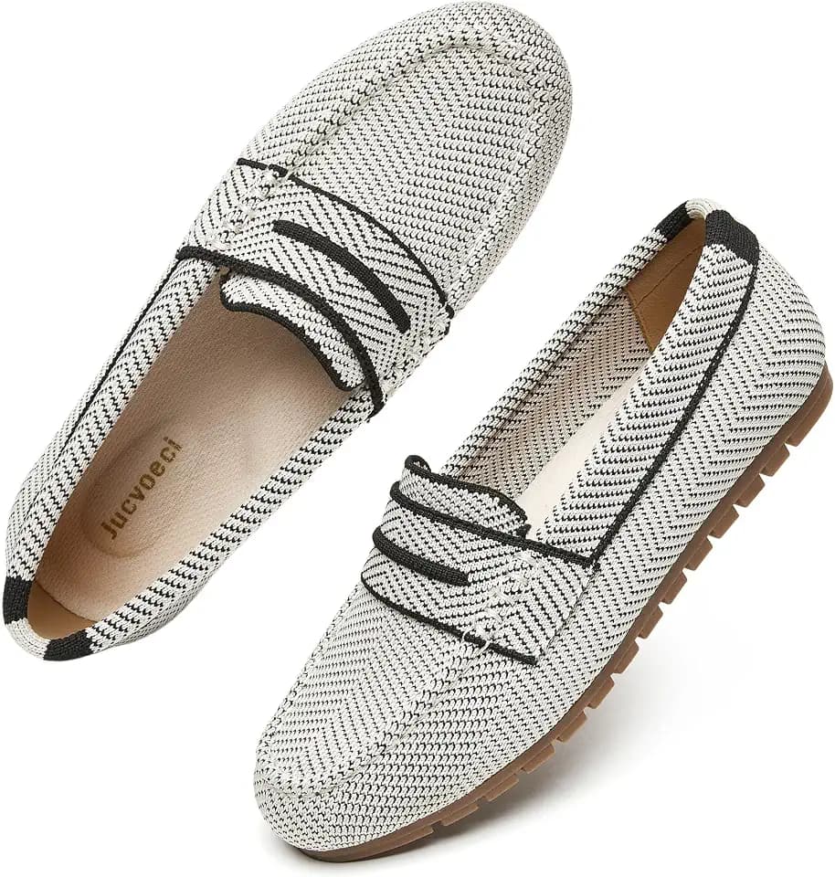 Loafers for Women Comfortable Business Casual Slip On Work Flats Womens Loafers Dressy Walking Shoes