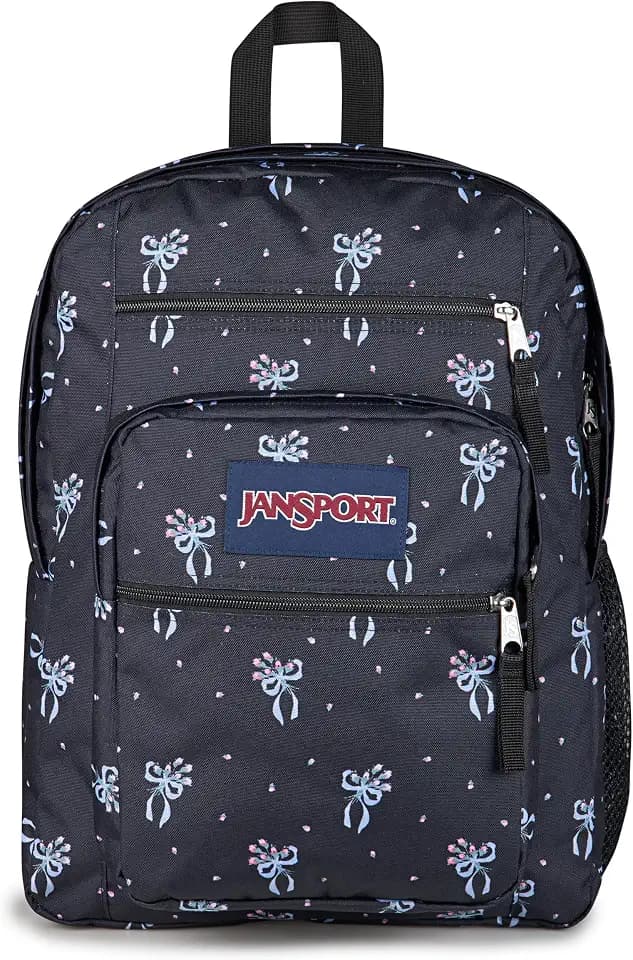 JanSport 34L Big Backpack - 15 Inch Laptop Sleeve, Pastel Petals Black