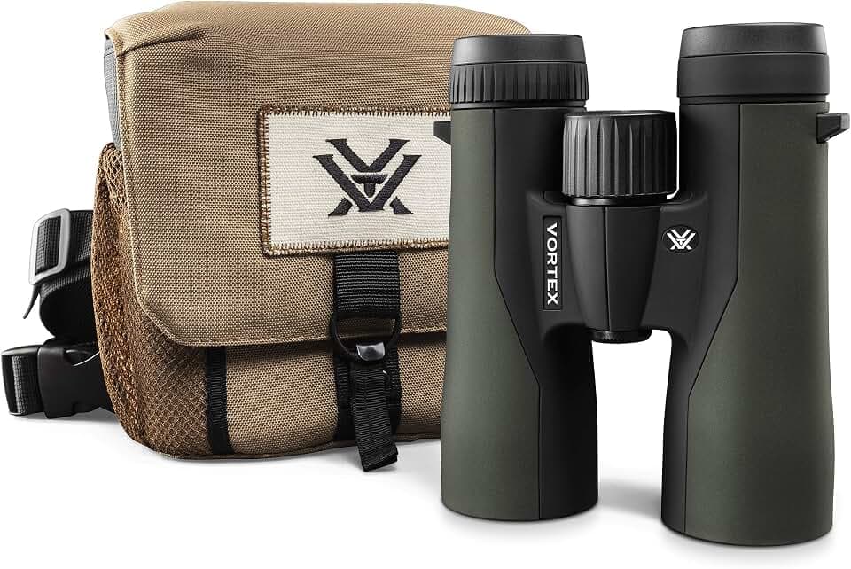 Vortex Crossfire HD 10x42 New CF 4312 Grün | HD-Optik, Stativ anpassbar, wasserdicht, beschlagsicher, stoßfest, inklusive GlassPak-Kabelbaum