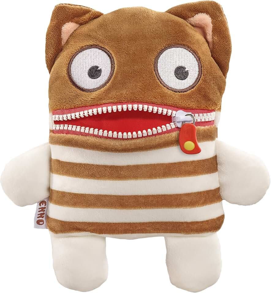 Schmidt Spiele Sorgenfresser/Worry Eaters 42315 Enno, Plüschfigur 21 cm, Gold