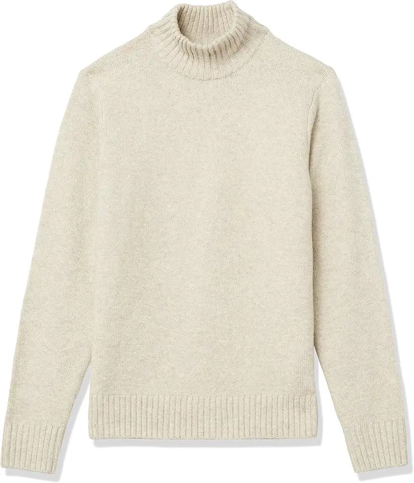 Amazon Essentials Herren Rollkragenpullover aus Baumwolle mit weichem Griff