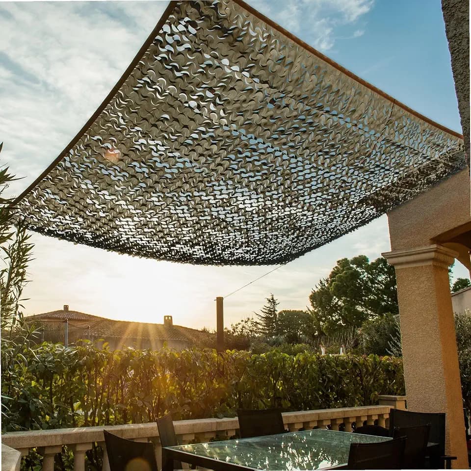 WERKA PRO 10105 Sonnensegel aus Polyester, rechteckig, für Balkon, Terrasse und Garten