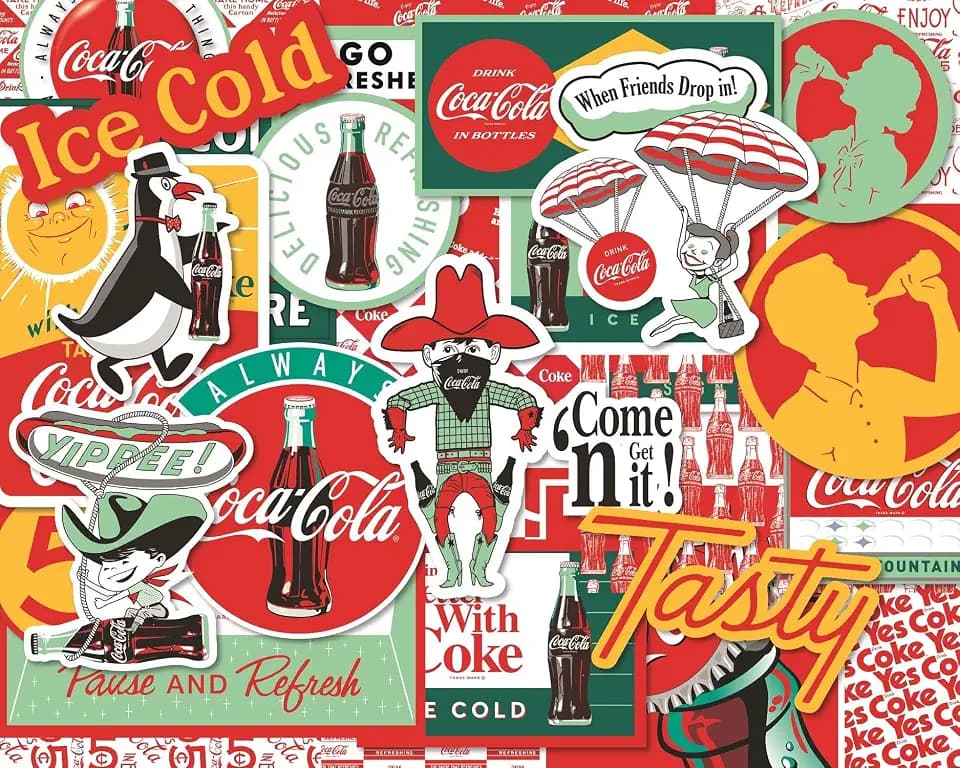 Springbok Coca-Cola When Friends Drop in 500 Piece Jigsaw Puzzle for Adults