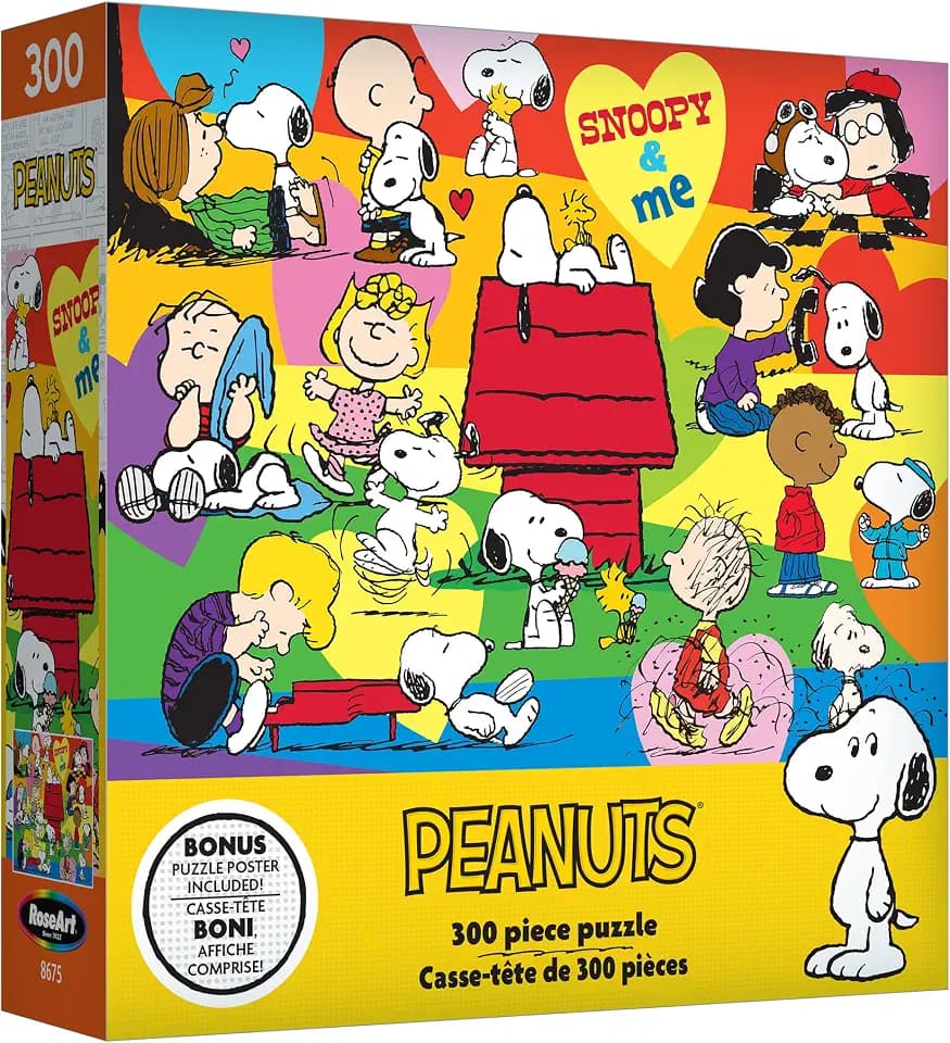 Roseart - Peanuts - Snoopy and Me - 300 Piece Jigsaw Puzzle