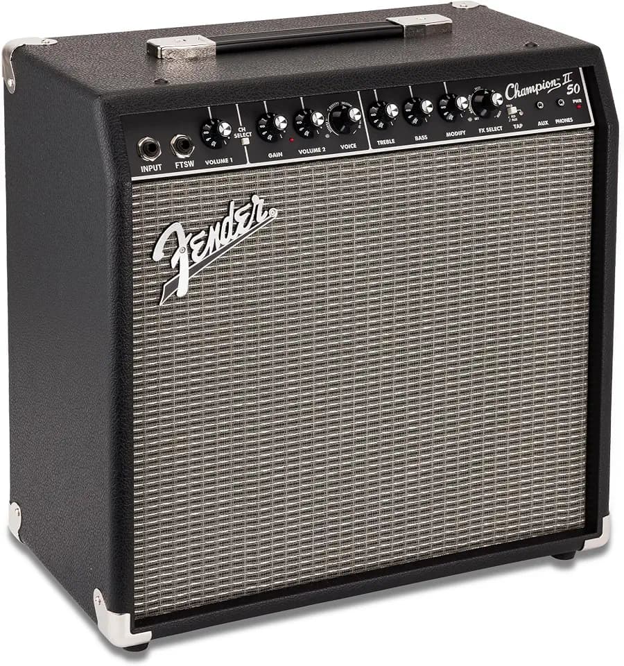 Fender Champion II 100W Combo Guitar Amplifier with Speaker & Footswitch