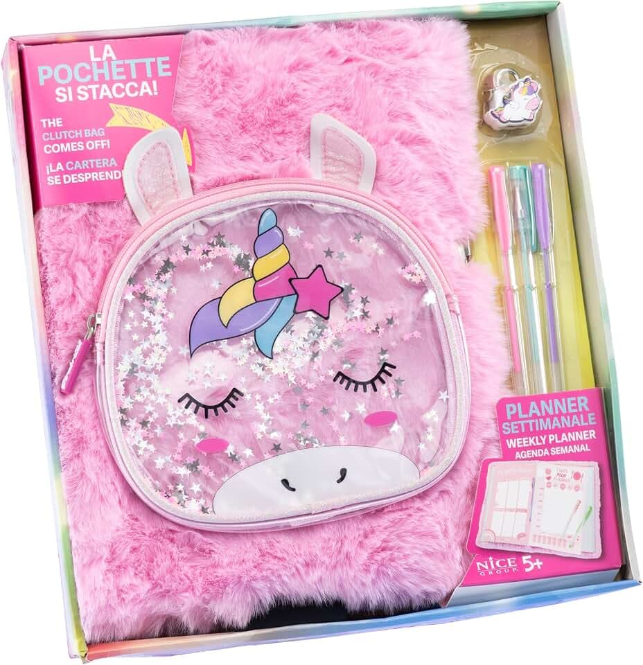Nice Group Magic Unicorn Fun Notebook, Rosa, A4, 16012