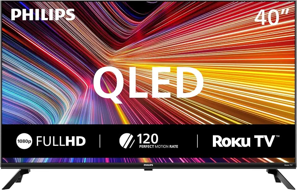 PHILIPS 40-Inch 7600 Series Full HD QLED Roku TV (40PQF7656/F7)