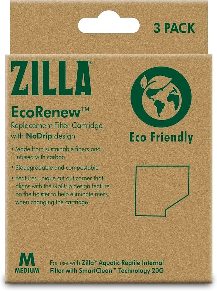 Zilla EcoRenew Filter Cartridge for SmartClean 20G Filter, 3-Pack