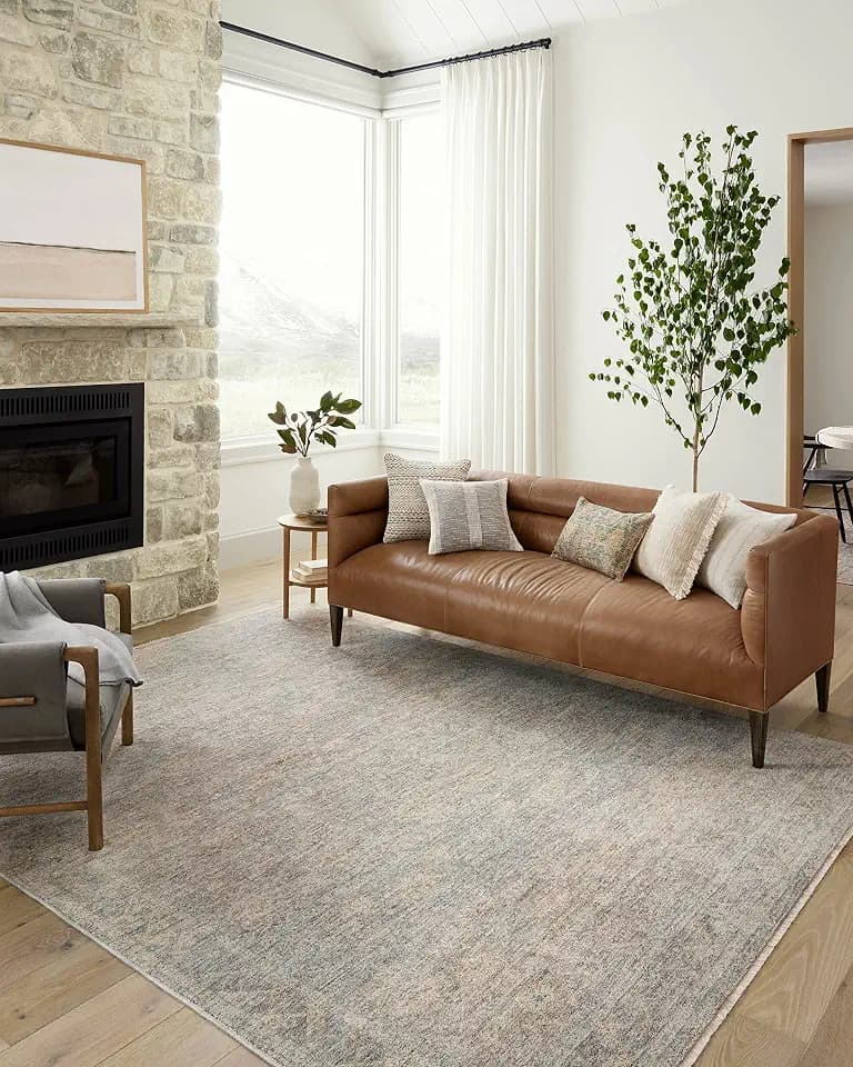 Loloi Angela Rose Blake Sky/Beige 9' x 13' Area Rug