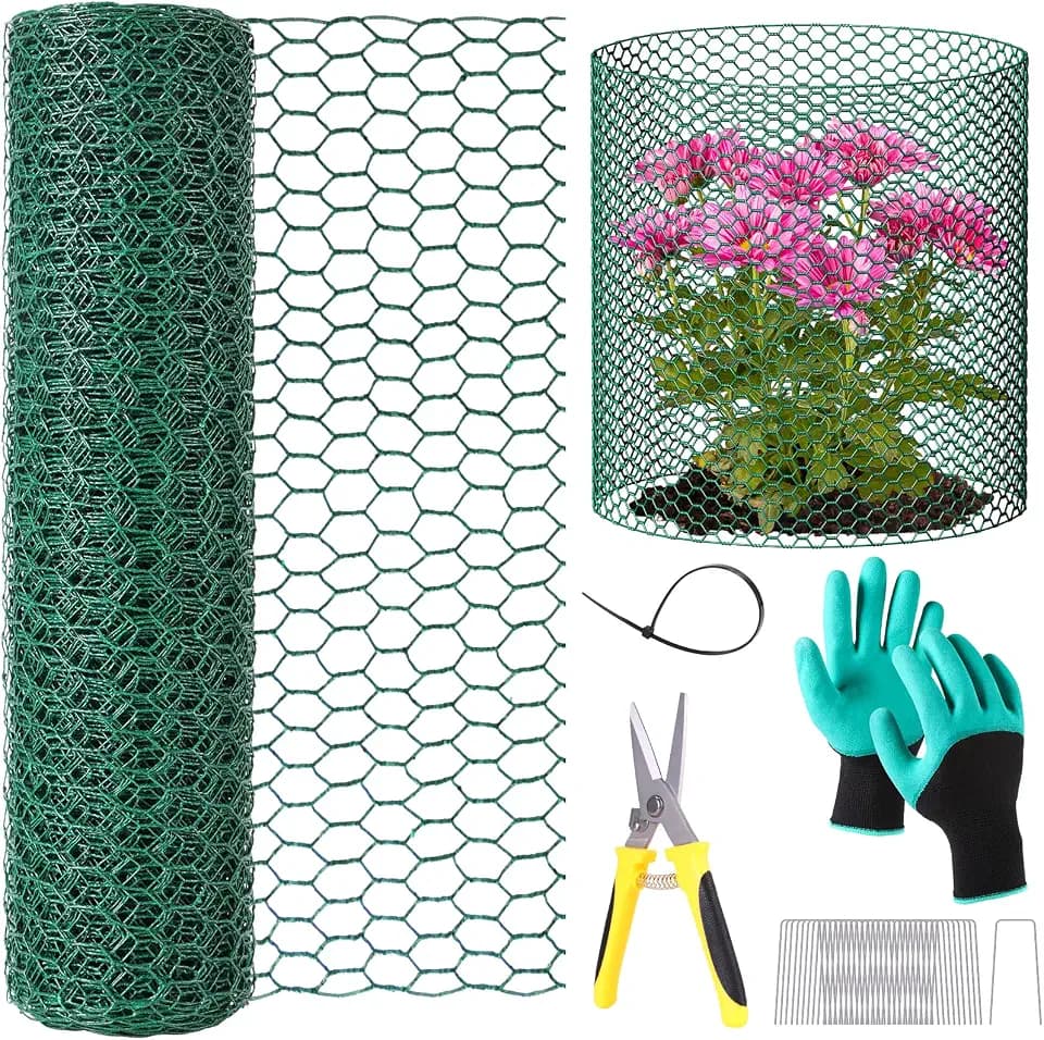 32.8ftx16In Plant Protectors from Animals,Plant Cages for Outdoor Plants
