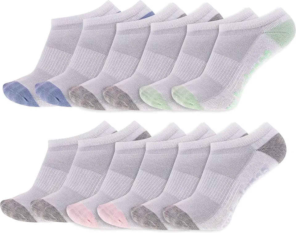 New Balance Unisex Adult Performance Cushioned No Show Socks, 6-12 Pairs