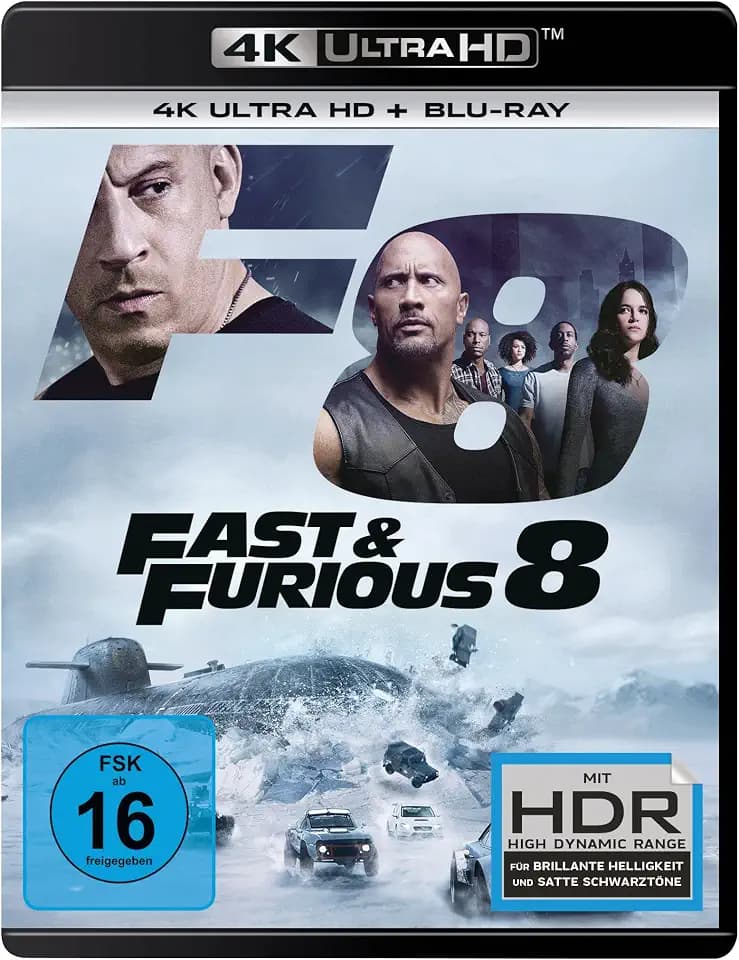Fast & Furious 8 (4K Ultra-HD) (+ Blu-ray)