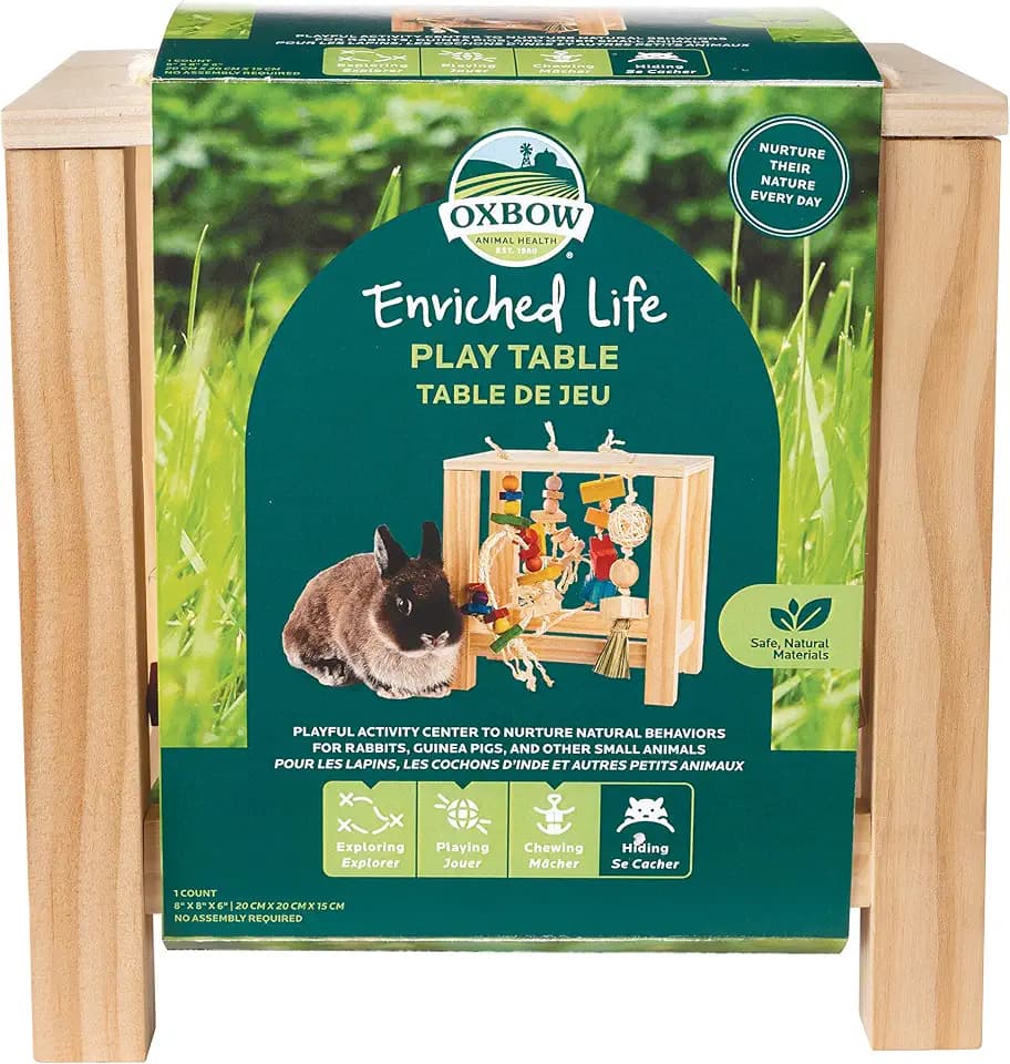 Oxbow Play Table, Rabbit & Guinea Pig Toys, Guinea Pig Accessories