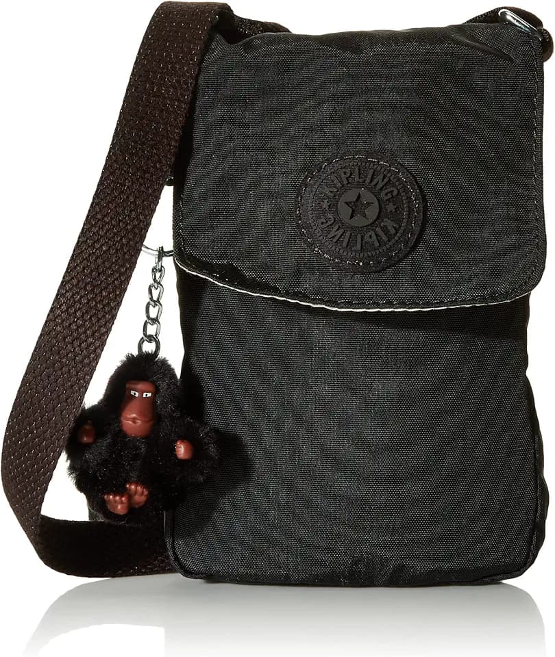 KIPLING KIPLING womens Kipling Women’s Tissy Crossbody Phone Bag, Lightweight Crossbody Mini Bag, Nylon Phone Bag