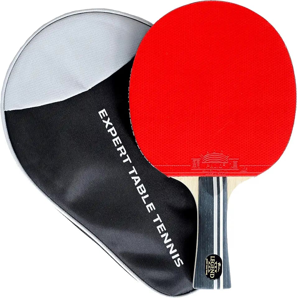 Palio Legend 3.0 Table Tennis Racket & Case | ITTF-Approved Advanced Ping Pong Paddle | Maximum Power, Speed & Spin