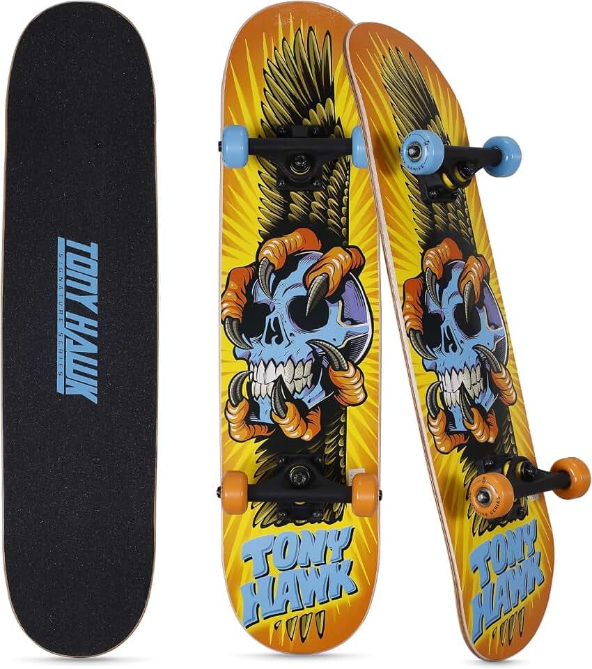 Tony Hawk - 31-Inch Signature Series 1 Skateboard, 9-Ply Maple Deck