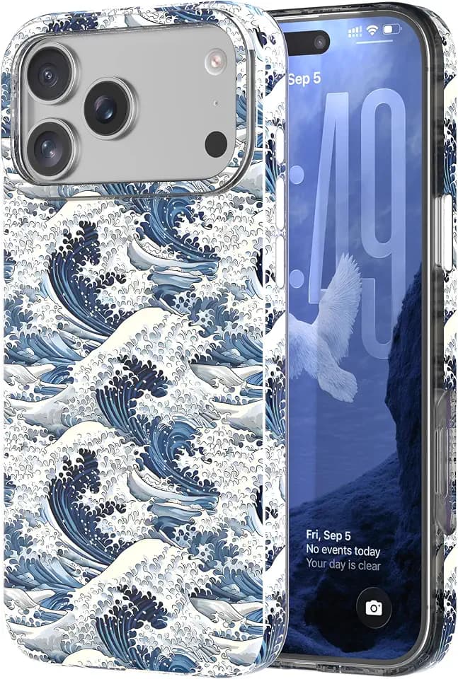 for iPhone 18 Pro Case & iPhone 17 Pro Case with Seawater Design