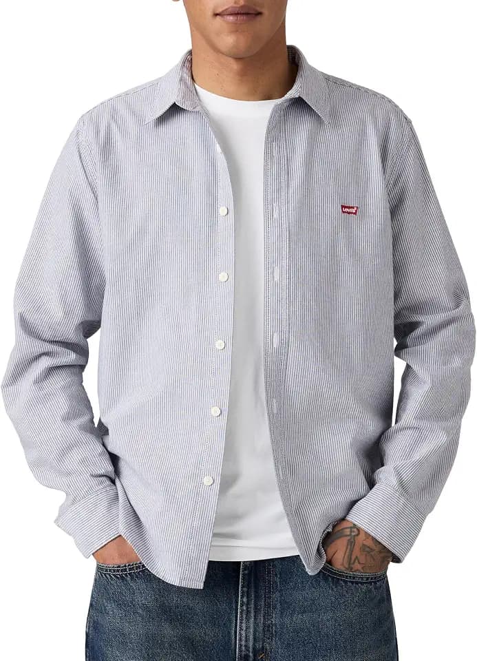 Levi's Herren CLS Battery Hm Shirt - Standard Hemd mit Button-Down-Kragen (1er Pack)