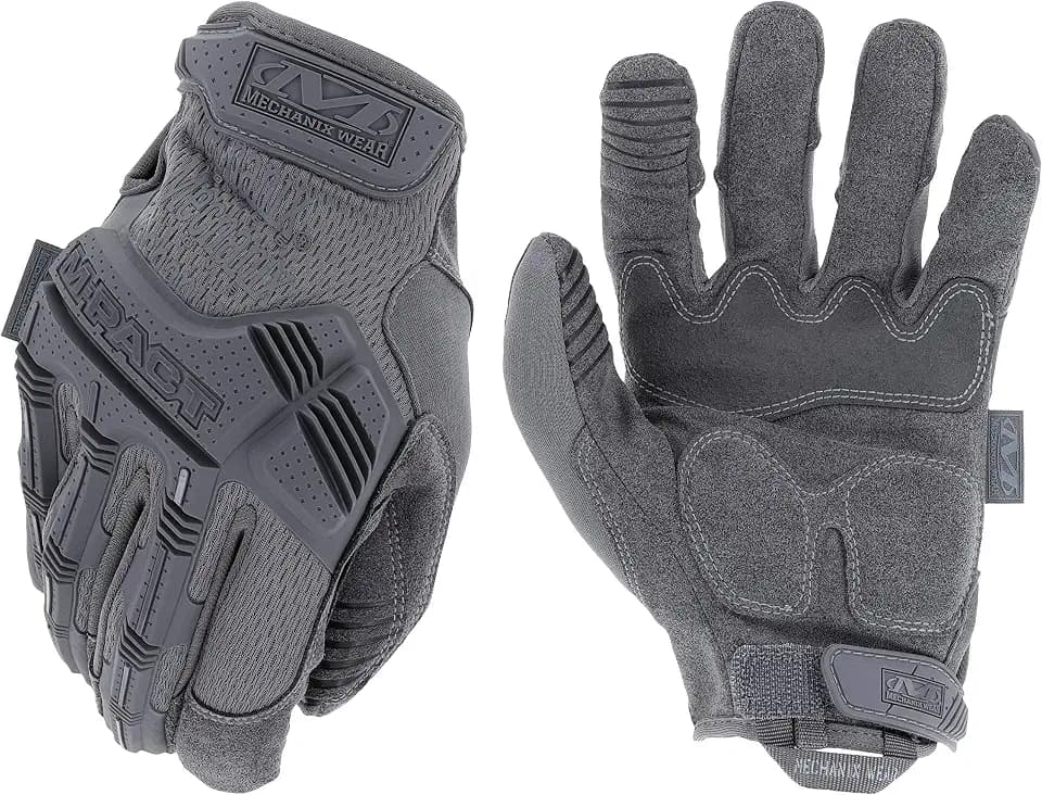 Mechanix Wear - M-Pact Wolf Grau Handschuhe (X-Large, Grau)