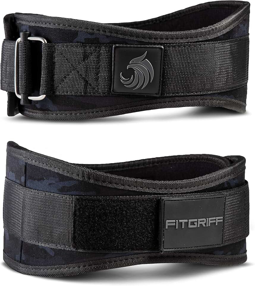 Fitgriff® Gewichthebergürtel V2 - Gewichtheber Gürtel für Damen und Herren - Bodybuilding, Krafttraining, Crossfit Training - Trainingsgürtel, Weightlifting Belt, Gym Workout