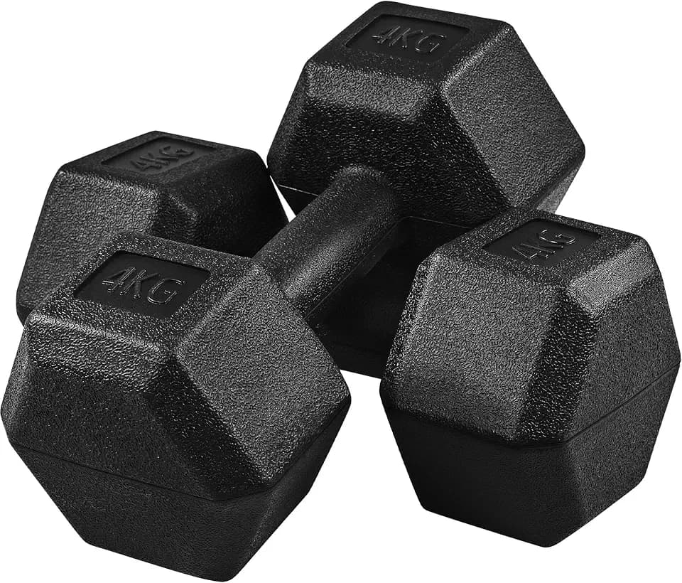 Yaheetech Kurzhanteln 2er Hanteln Set 2 x 4/5/6/7,5/8/10 kg Hantelset PVC