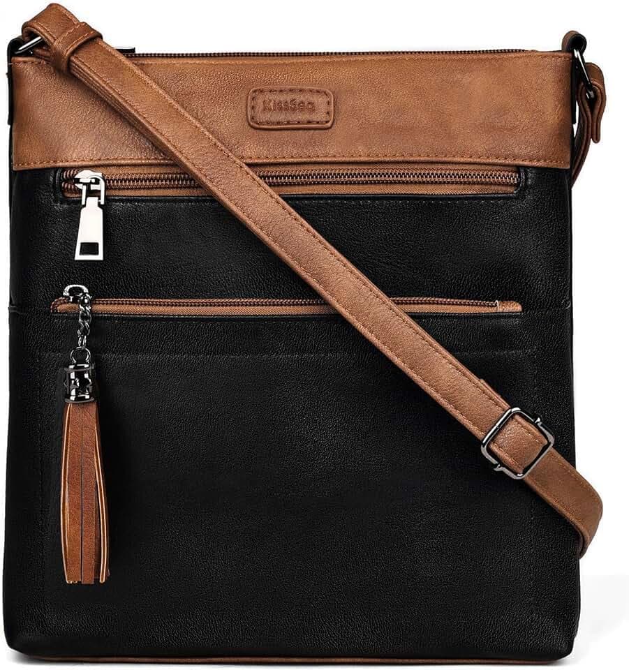 Medium Crossbody purses for women Leather Travel Crossbody Bag