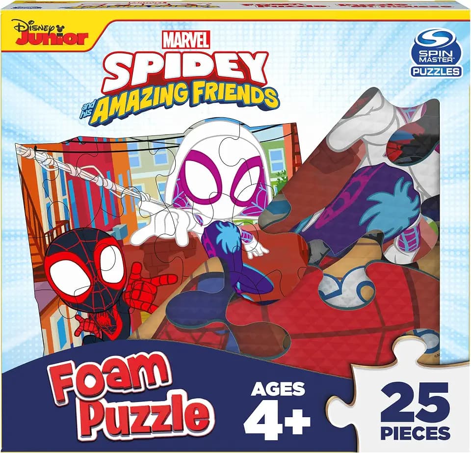 Spin Master Games Spidey & His Amazing Friends Foam Floor Puzzle Kids Game
