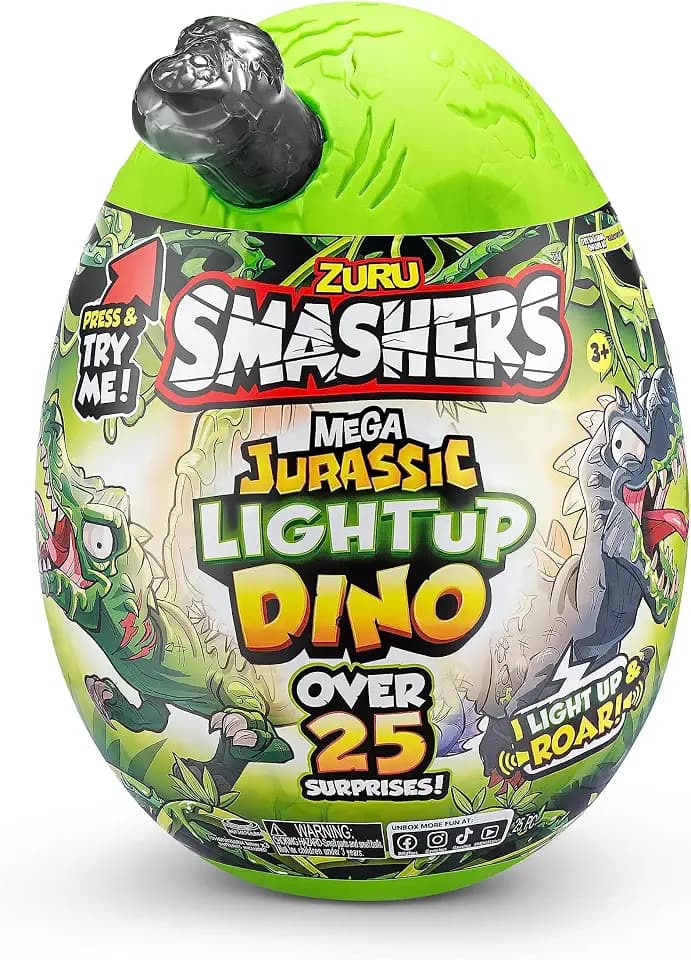 Smashers Mega Jurassic Light-Up Egg
