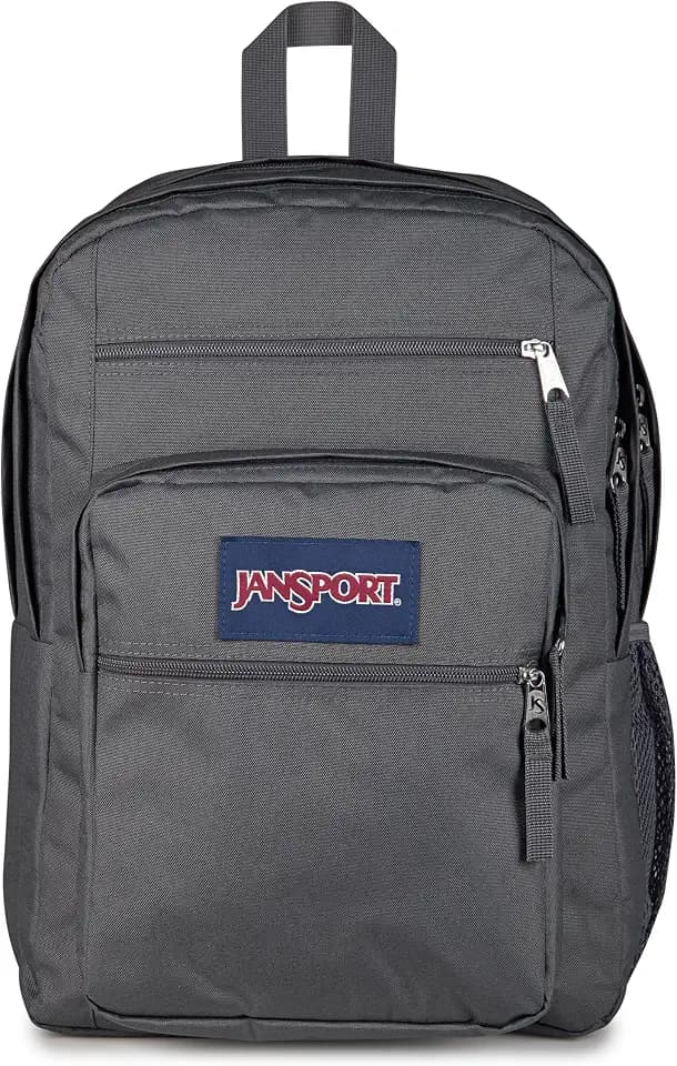 JanSport 34L Big Backpack - 15 Inch Laptop Sleeve, Smokey Grit