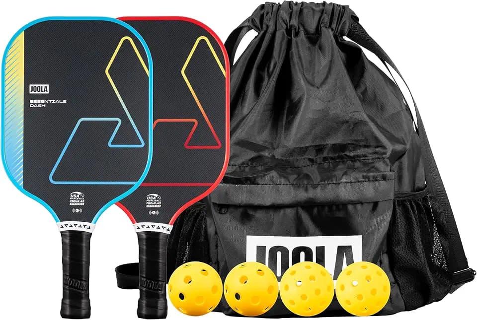 JOOLA Pickleball Paddles & Sets - Includes 2 Rackets, 2–4 Balls, and Storage Carry Bag - USAP Approved