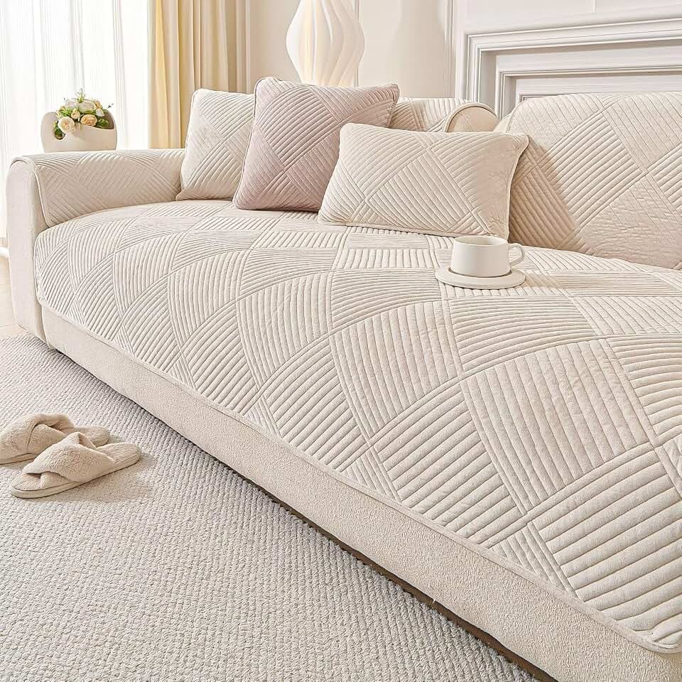 Sofa überzug,Sofa Cover L Shape,Sofaschutz Neue Waschbar,Couchschoner | Sofa überzug Rutschfeste Sofabezug 1 2 3 4 Sitzer Couch überzug Sofa Bezug für Sektionssofa, Sofaüberwürfe L Form Möbelschutz