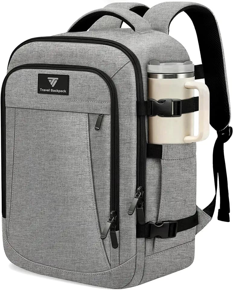 TILYMOL Carry On Travel Backpack, Flight-Approved 15.6 Laptop Backpack