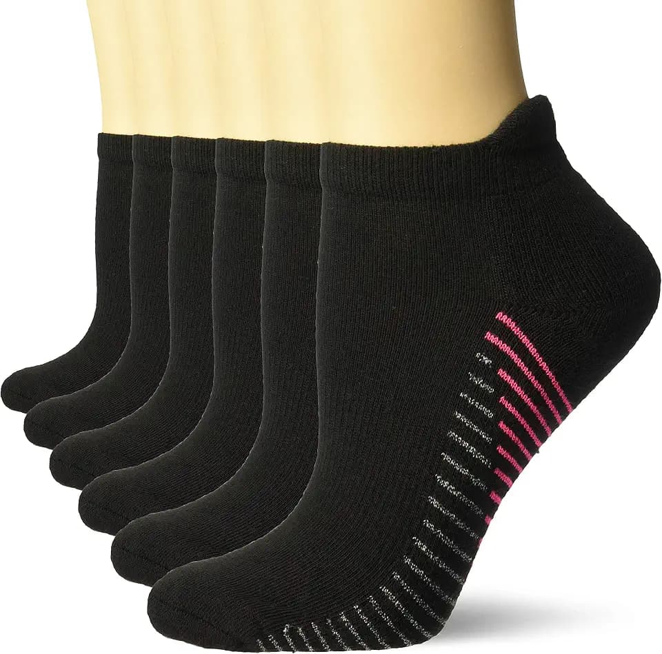 Carolina Ultimate Women's Ultra-dri Cushion Tab Low Cut Sport Socks 6 Pair Pack
