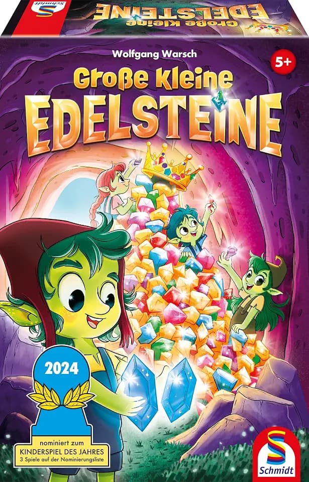 Schmidt 40656 Große kleine Edelsteine Kinderspiel, ab 5 Jahren