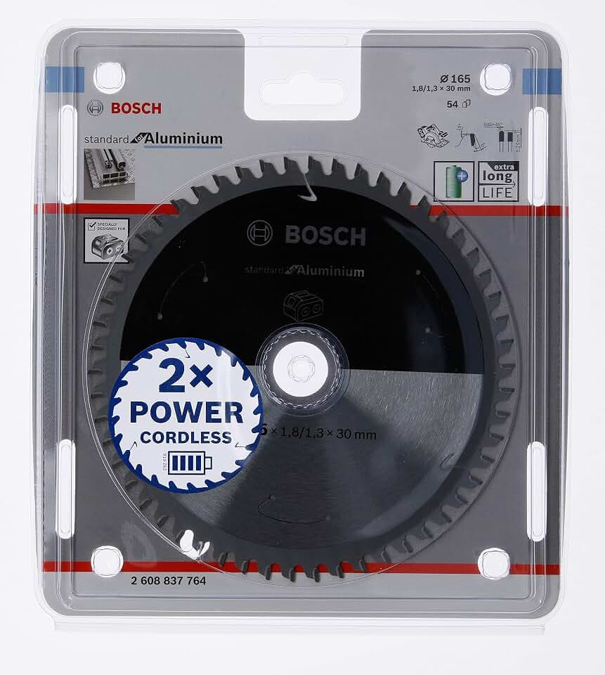 Bosch 1x PRO Aluminium cordless Kreissägeblatt, 165 x 1,8 x 30 mm